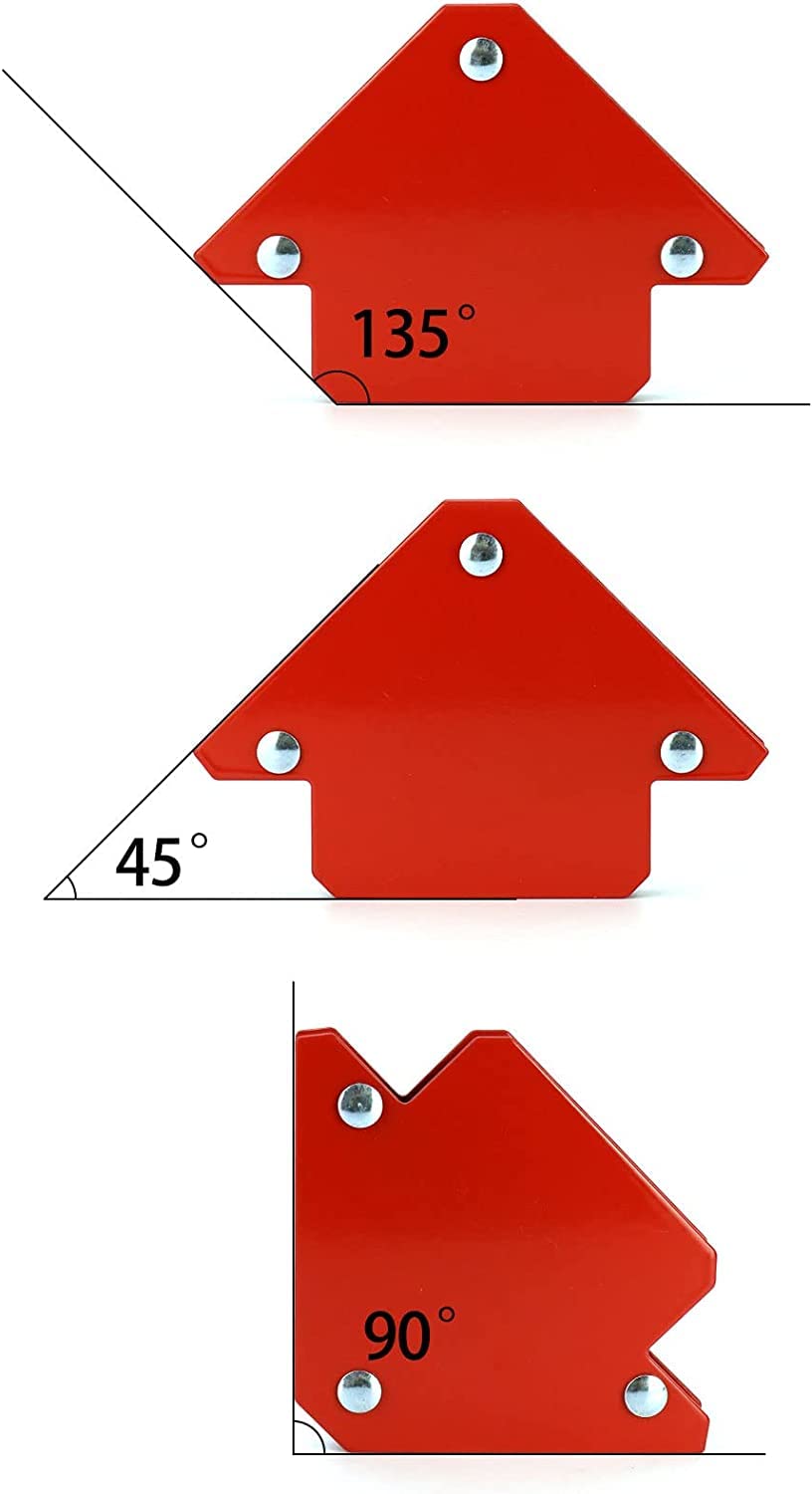224 - 6 PCS MULTI ANGLE MAGNETIC WELDING POSTIONER