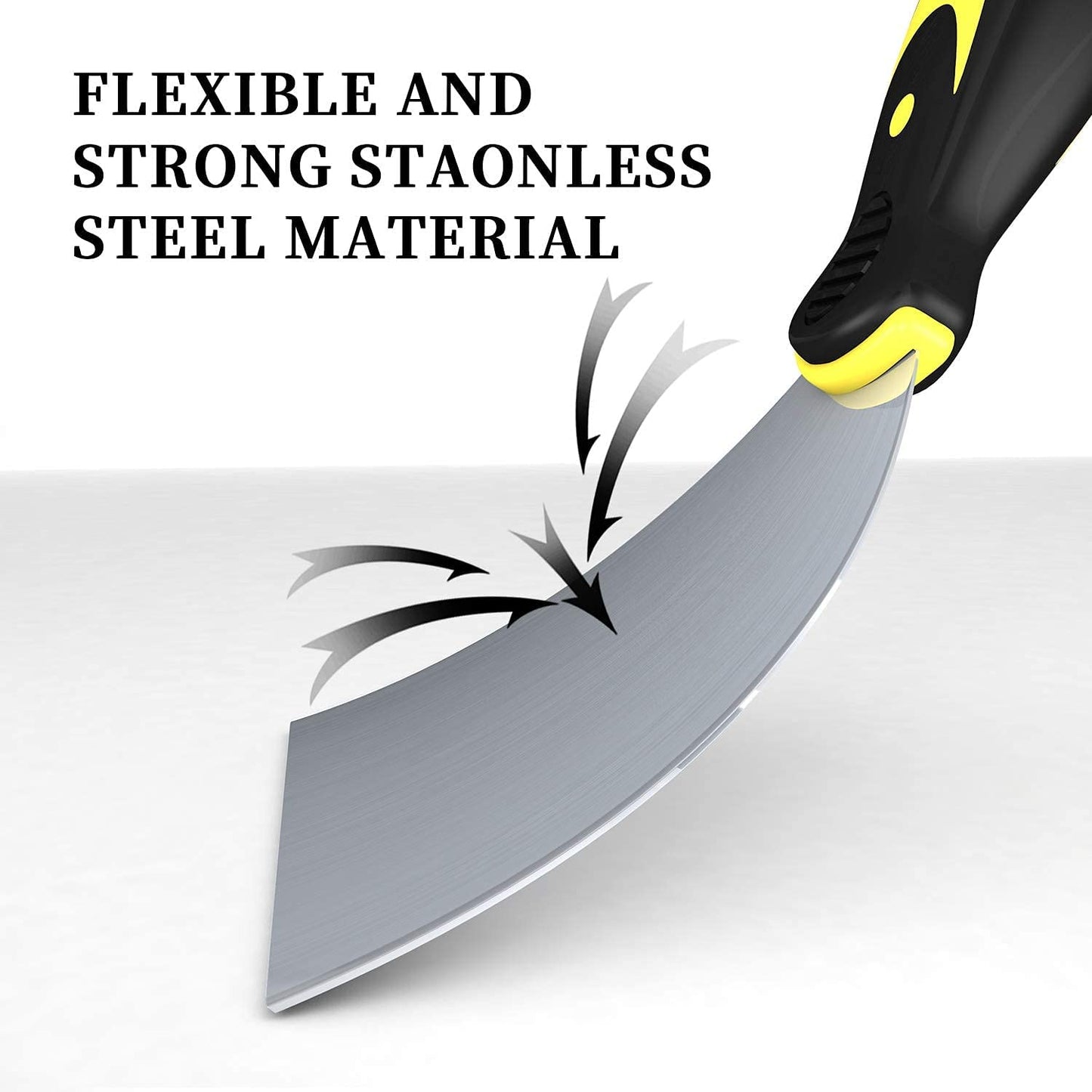 226 - 2 TO 5 INCH STAINLESS STEEL PUTTY SCRAPER SET