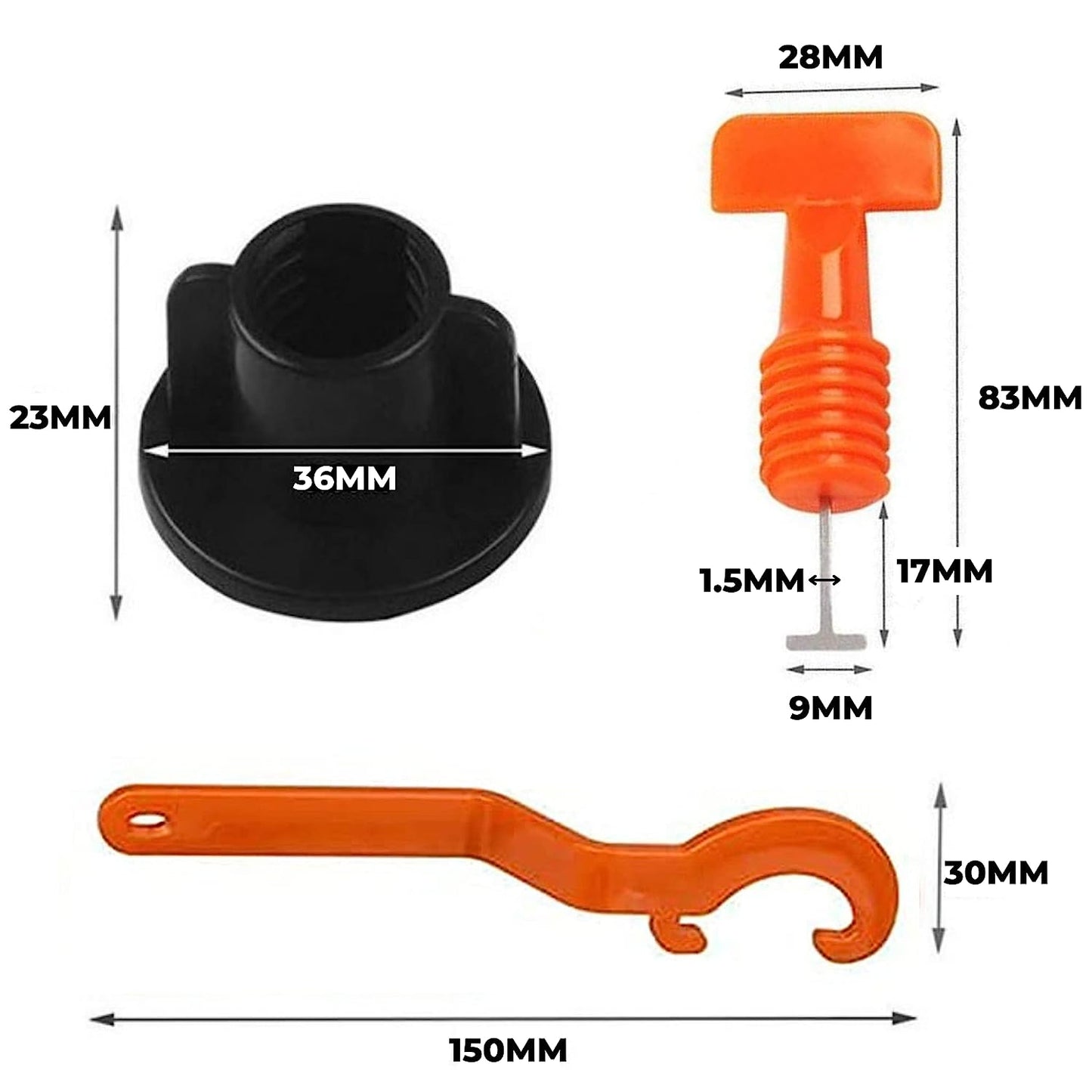 64 - GOOD TILE LEVELING TOOL KIT