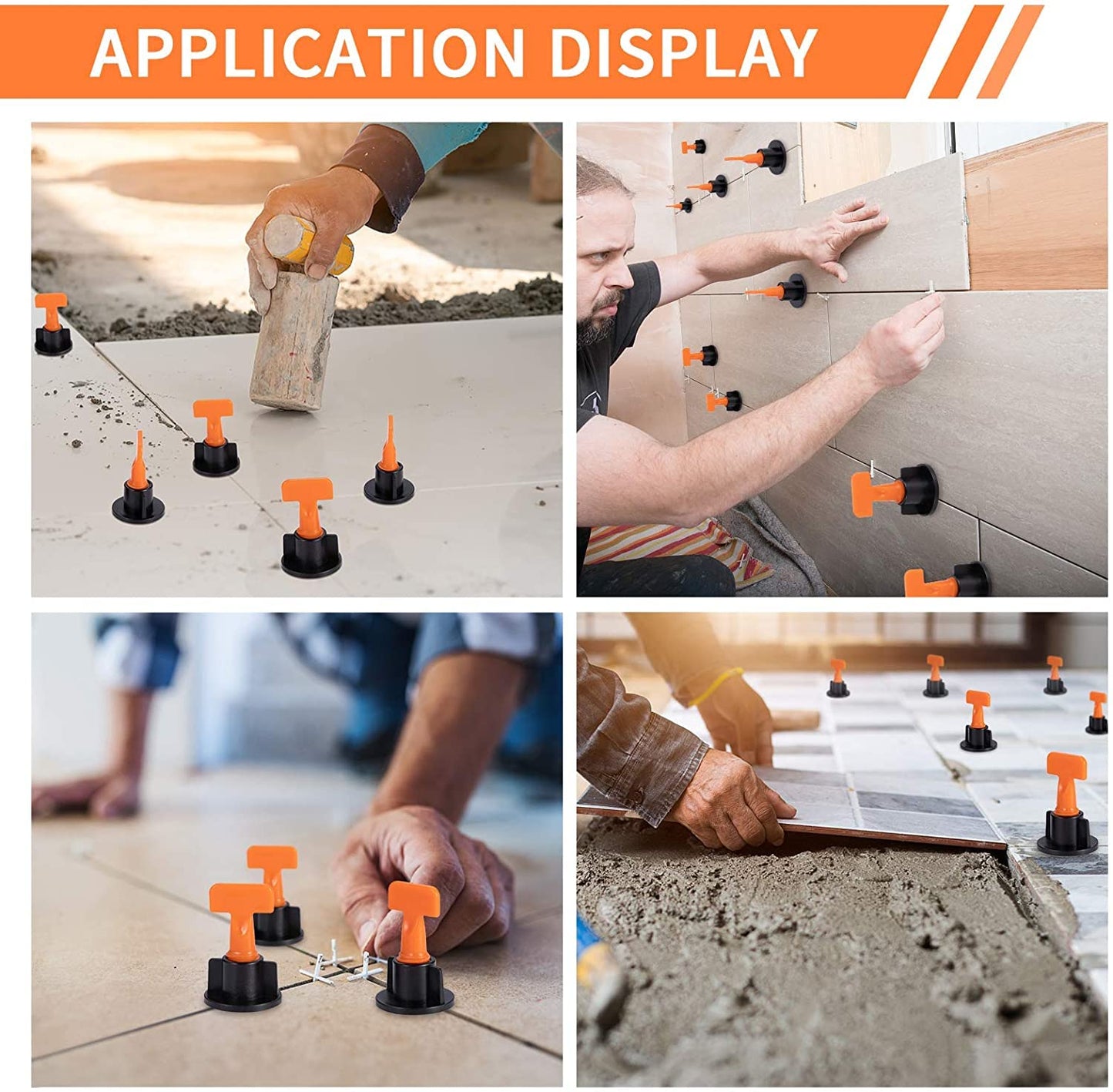 64 - GOOD TILE LEVELING TOOL KIT
