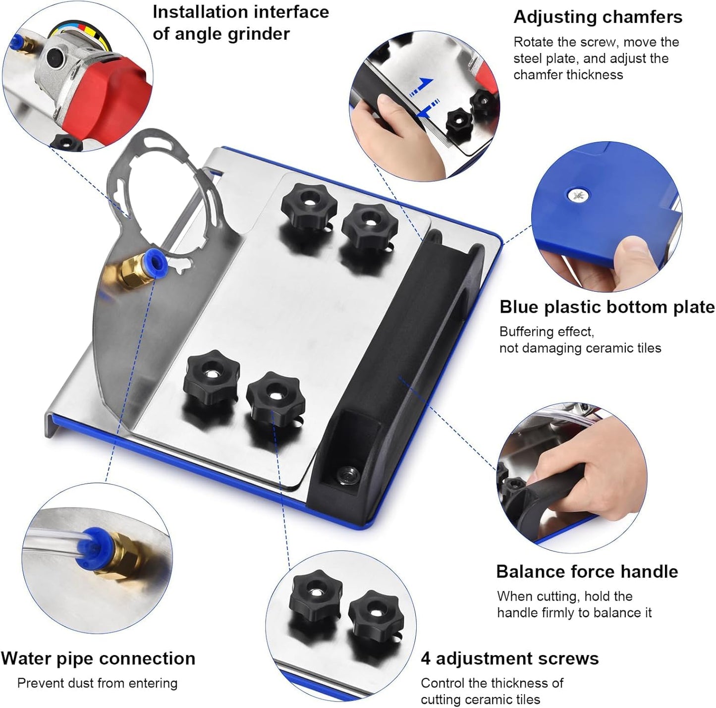 2 - 45 DEGREE ANGLE GRINDER CHAMFERING CUTTING FRAME