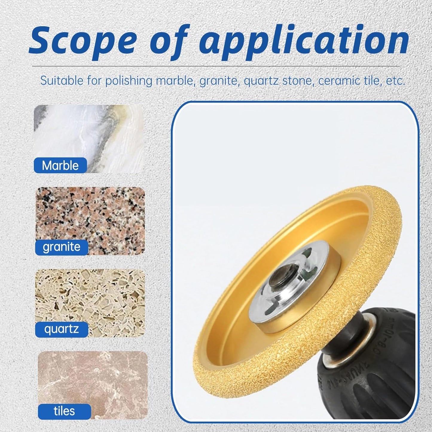 131 - 20MM FLAT BRAZED DIAMOND GRINDING WHEEL