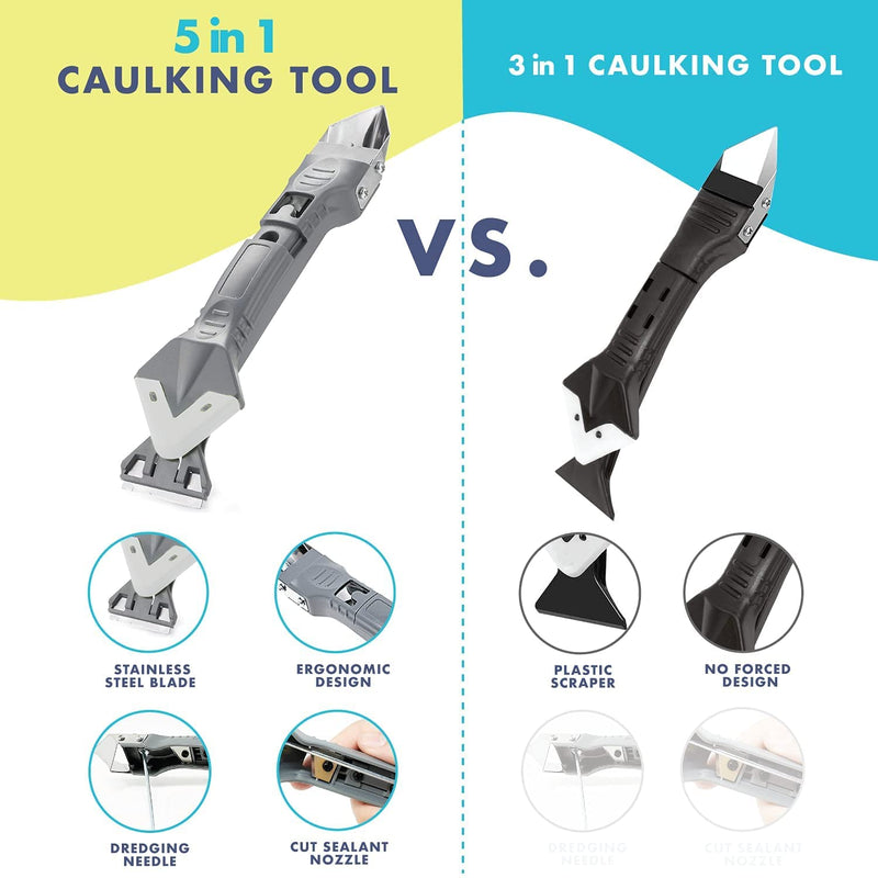 158 - 5 IN 1  SILICON CAULKING TOOL KIT