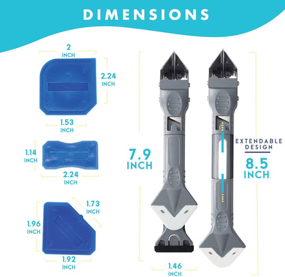 158 - 5 IN 1  SILICON CAULKING TOOL KIT