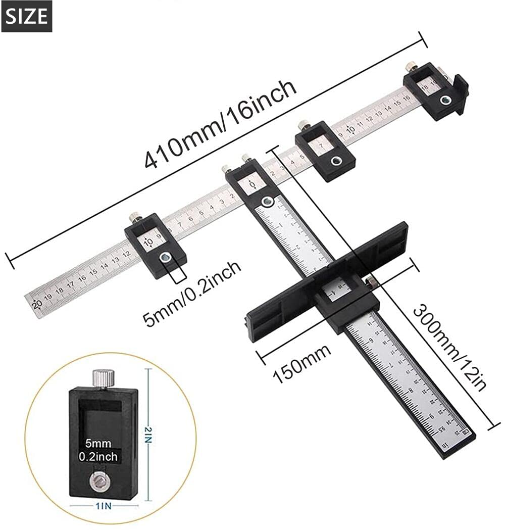 277 -Adjustable Cabinet jig Hole Guide