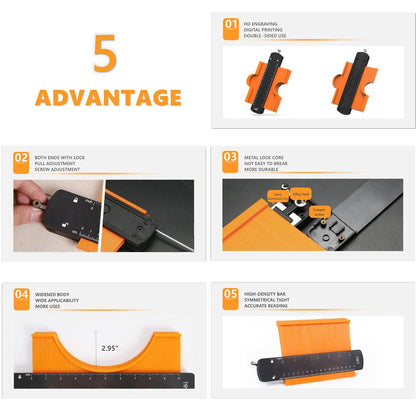 276 - 10 INCH PLASTICS CONTOUR GAUGE TOOLS