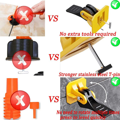 118 - NEW 50 PCS T TYPE TILE LEVELING TOOL KIT