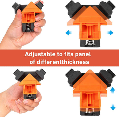 324 - 90 DEGREE ANGLE COURNER CLAMP SET OF 4