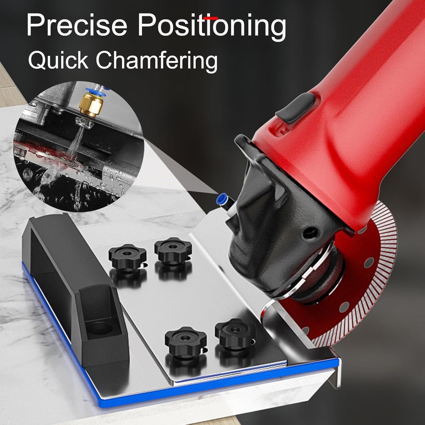 2 - 45 DEGREE ANGLE GRINDER CHAMFERING CUTTING FRAME
