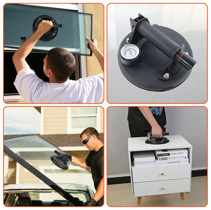 233 - VACCUME SUCTION CUP WITH PRESSURE GUAGE INDICATOR