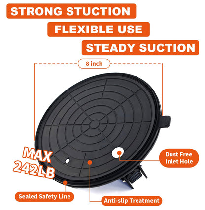 233 - VACCUME SUCTION CUP WITH PRESSURE GUAGE INDICATOR