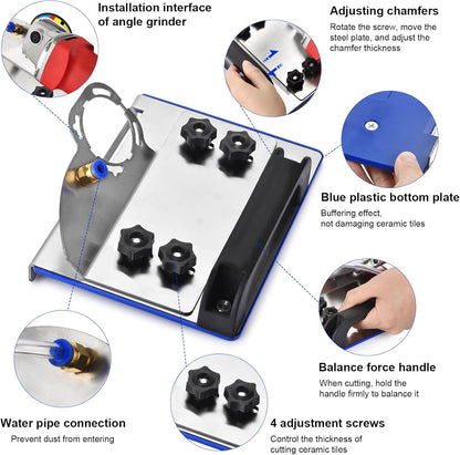 2 - 45 DEGREE ANGLE GRINDER CHAMFERING CUTTING FRAME