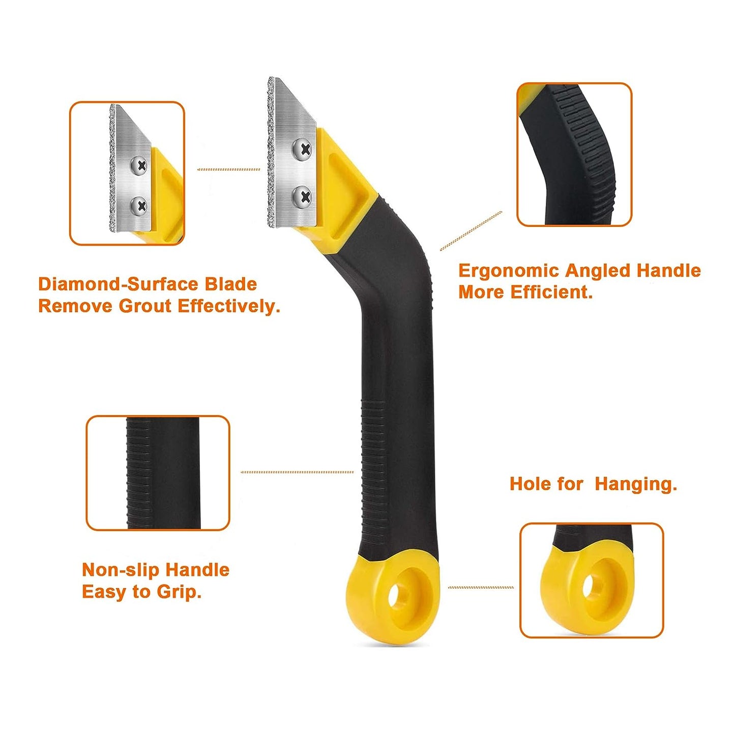 213 - GROUT REMOVER ANGLED HAND SAW - 2 BLADE
