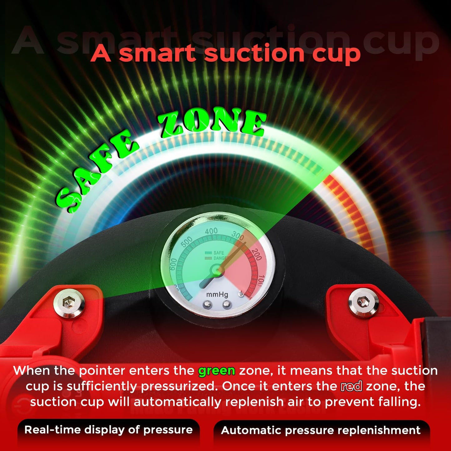 232 - ELECTRIC VACCUME SUCTION CUP WITH PRESSURE GUAGE INDICATOR