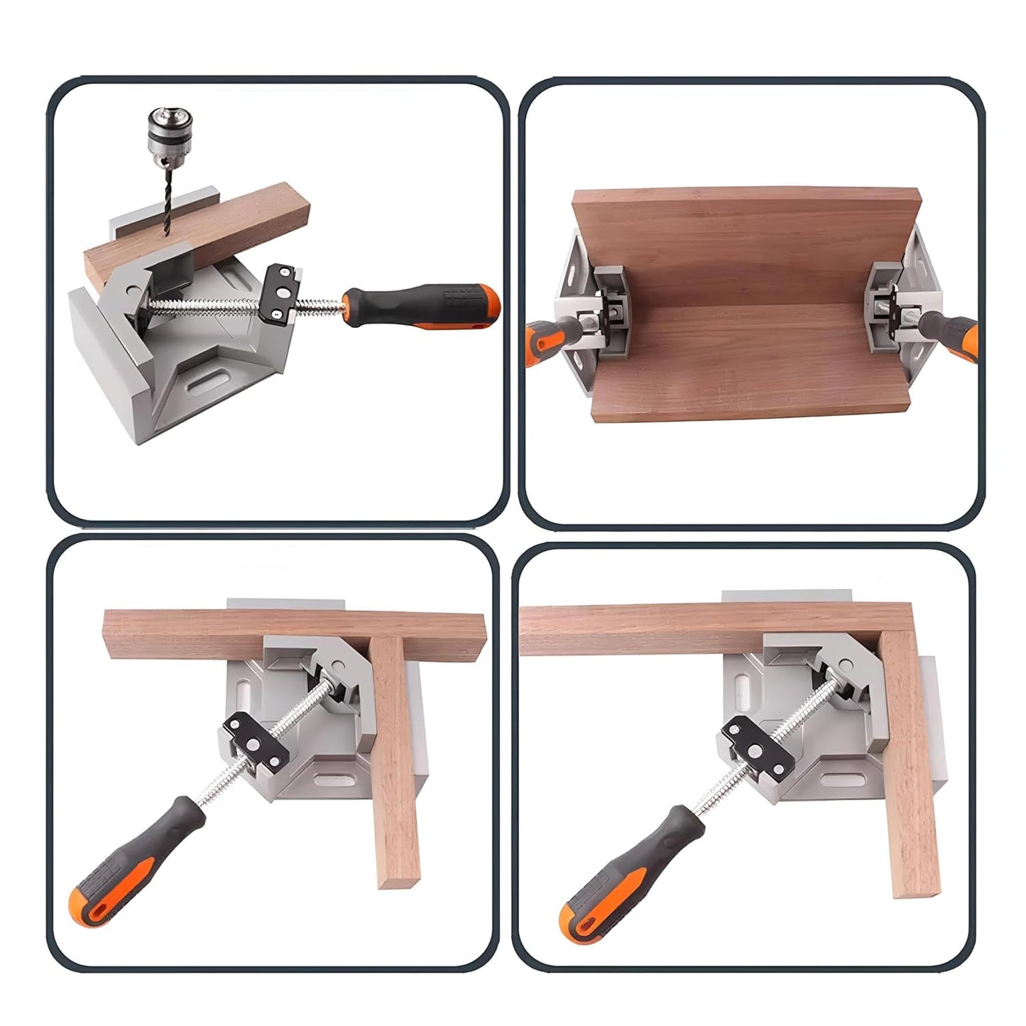 230 - 90 DEGREE COURNER CLAMP SINGLE HEAD