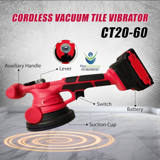 219 - 21 VOLT TILEVIBRATER MACHINE WITH 2 BATTERY