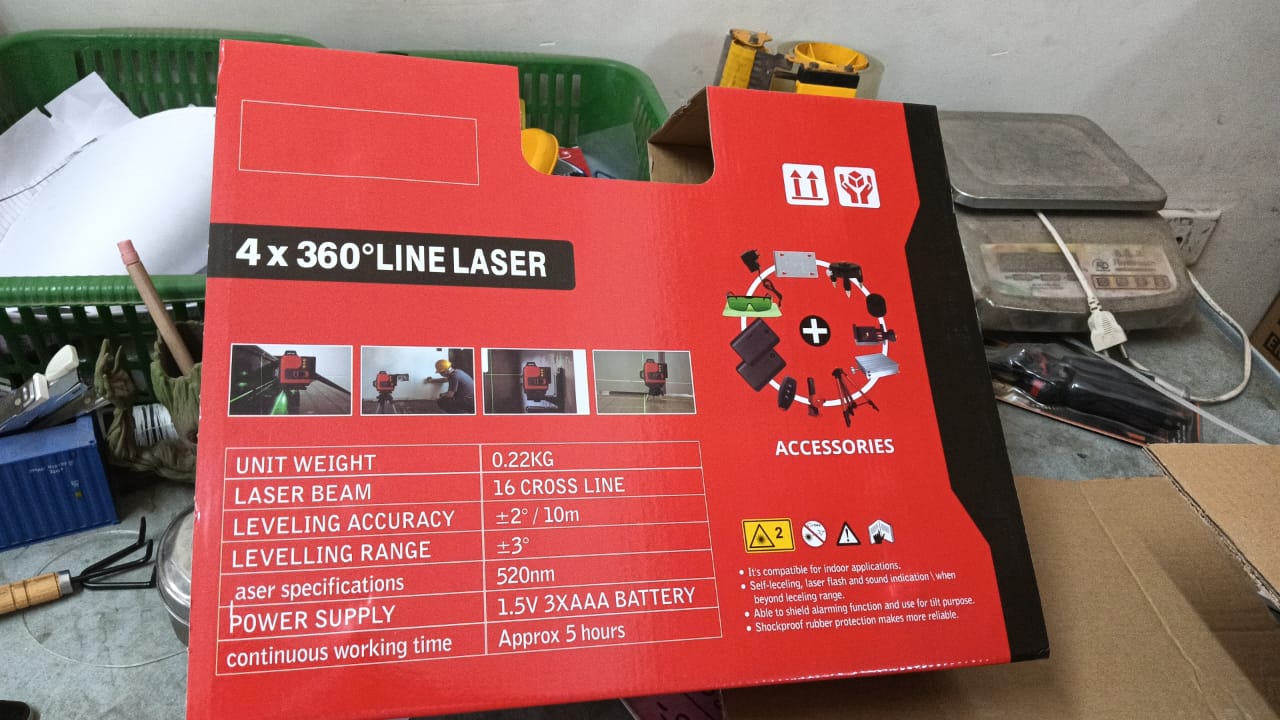 3 - 360 DEGREE 16 LINE LASER LINE MACHINE